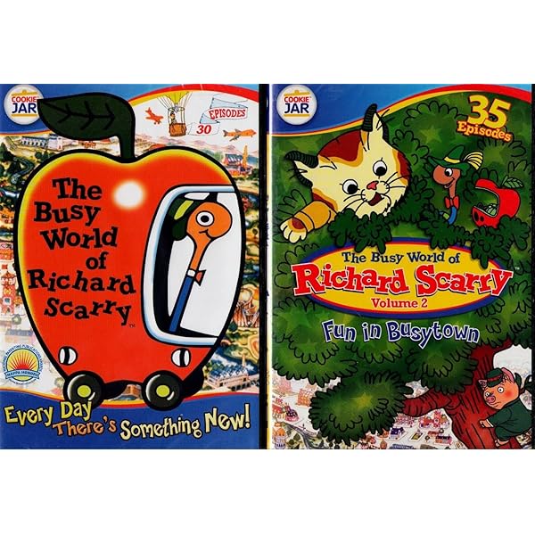 Amazon.co.jp: Busy World Richard Scarry Busy Busy Day 10 Eps (1 : DVD