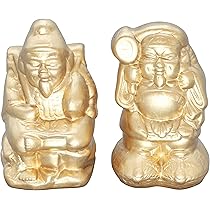 Amazon.co.jp: 神棚の里(Kamidananosato) 二福神 3寸 : Home