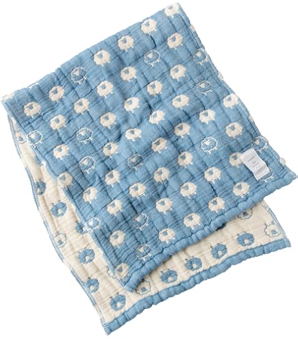 Amazon｜fuwara 6重織ガーゼフェイスタオル 約30×75cm (きのこ