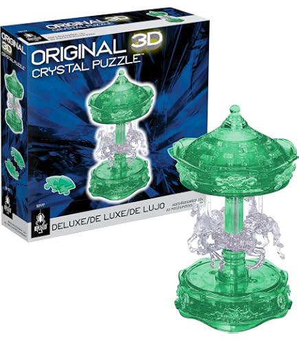 Coolplay Puzzle 3D Panda In Cristallo Con Luci LED - 58 Pezzi, Blocchi Trasparenti, Regalo Per Adulti E Ragazzi
