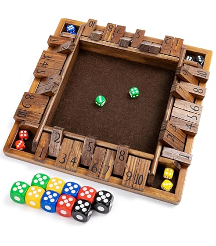 Amazon | Vamslove (ヴァムズラブ) Shut The Box ダイスゲーム