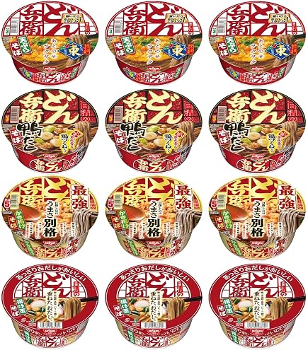 Amazon.co.jp: 【北海道限定】北のどん兵衛 天ぷらそば きつねうどん