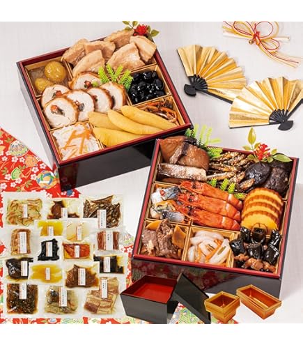 Amazon.co.jp: おせち 道場六三郎監修 ろくさん亭 和三段重おせち (3