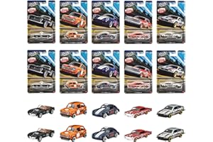 ホットウィール(Hot Wheels) ヴィンテージ アソート - ヴィンテージ グランプリ 乗り物おもちゃ ミニカー 10台入り BOX販売 3歳から マルチ HRT81-986J