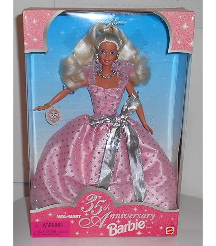 Amazon.co.jp: バービー人形 Barbie Anniversary Star Doll Wal