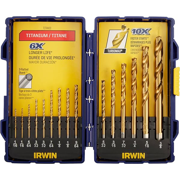 Irwin Tools 18-Piece Titanium Nitride 