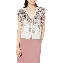 【新品未使用】SNIDEL♡チュールフリルノースリニットプルオーバー アイボリー スナイデル SNIDEL チュールフリルノースリニットプルオーバー