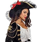 Dreamgirl(ドリームガール) Pirate Hat パイレーツハット 海賊帽子 O/Sサイズ 10799