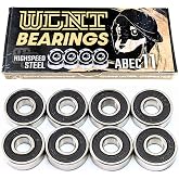 WalnutSkate スケボー ベアリング ABEC11/ABEC9/ABEC7/【国内ブランド】スケートボード インラインスケート ロングボード サーフスケート クルーザー ランバイク 低粘度 ルーブ スピード SKATE BEARINGS (A
