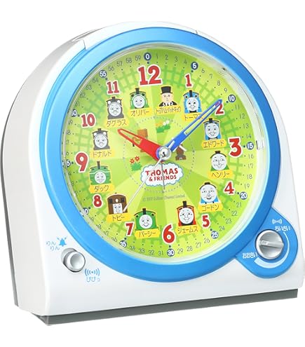 SEIKO セイコキャラクタークロック　きかんしゃトーマス きかんしゃトーマスとなかまたちが大集合！楽しく時計の読み方を