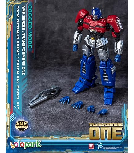 Transformers : Le Commencement – Figurine Optimus Prime/Orion Pax Cog Changer 10 Cm – Conversion Auto 2-en-1