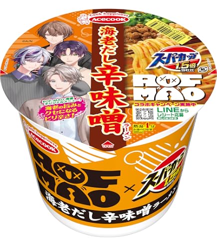 Amazon.co.jp: エースコック スーパーカップ超大盛り×ROF-MAO 特まろ豚