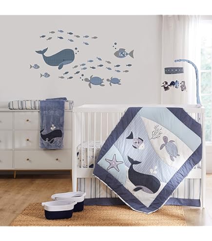 Baby Animals Lambs Ivy Lambs Ivy Oceania Musical Nursery Crib