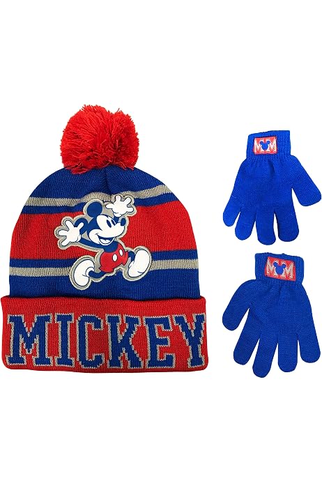 Mickey Mouse Knit Winter Hat 