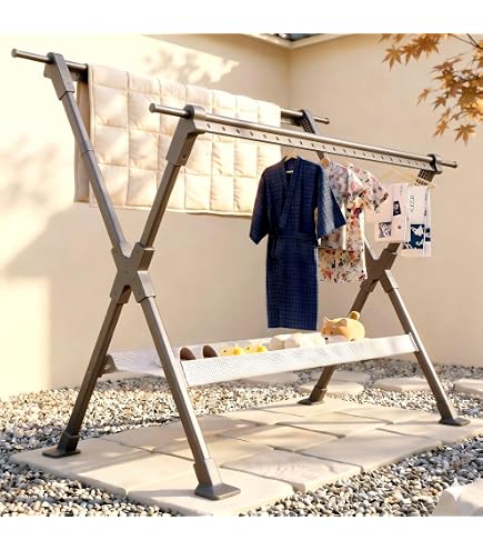 物干しスタンド 折りたたみ式 炭素鋼製 幅180cm キャスター付 Amazon.co.jp: 物干しスタンド 折りたたみ式 炭素鋼製 幅180cm