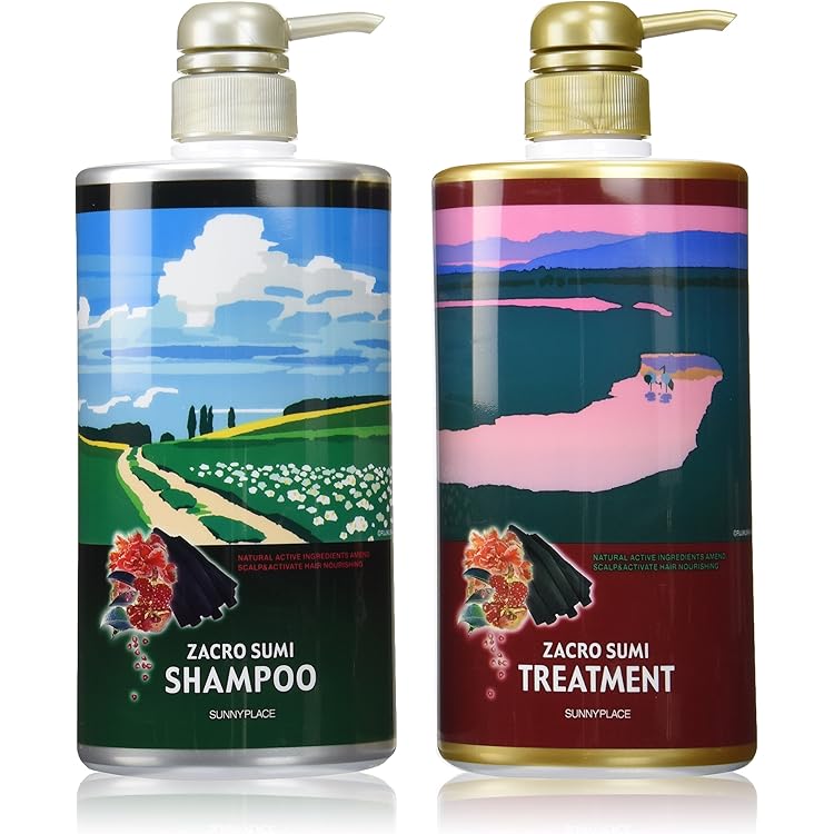 Amazon | サニープレイス ザクロ精炭酸 シャンプー ・ トリートメント