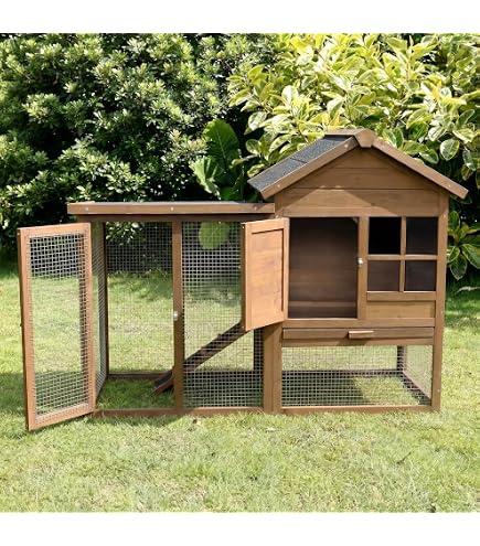 Amazon | 鶏用ケージ ペットケージ 大型 4～6羽用 飼育小屋 大型鳥かご