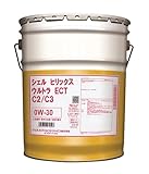 Shell Helix ULTRA ECT C2/C3(ｳﾙﾄﾗ ECT C2/C3) SN 0W-30 20L 全合成油エンジンオイル[正規品]
