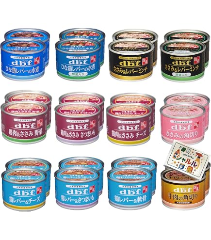 Amazon.co.jp: デビフ 犬用 まぐろ,かつおシリーズ 150g缶 全6種×各2缶