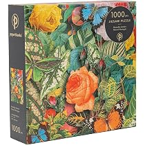 Paperblanks Monet's Chrysanthemums 1000-Piece Jigsaw Puzzle – Premium Art Puzzle From Monet's Garden