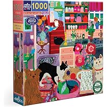 EeBoo Puzzle 'Skandinavischer Garten', 1000 Teile, Aus Recyceltem Karton – Für Erwachsene & Familien