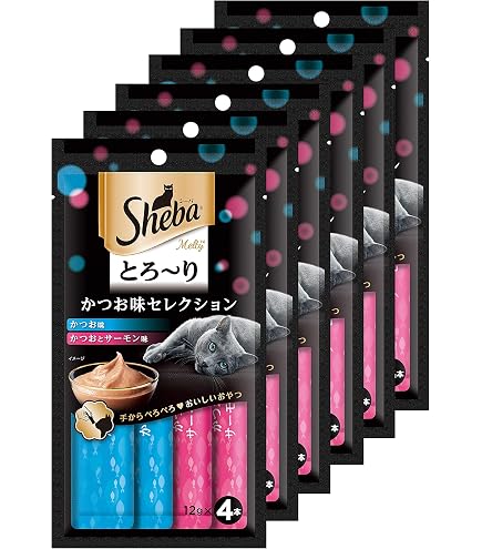 Amazon.co.jp: シーバ (Sheba) とろ~り メルティ 4つの味 猫用おやつ