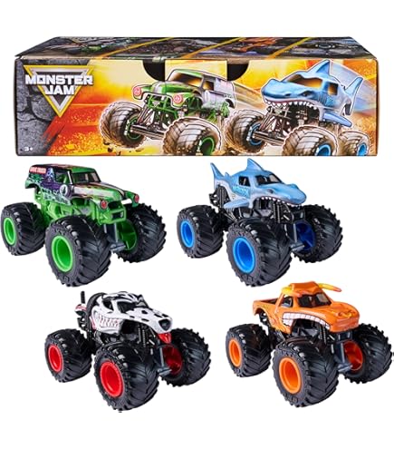 Amazon.co.jp: Monster Jam, Megalodon Monster Wash, Includes Color