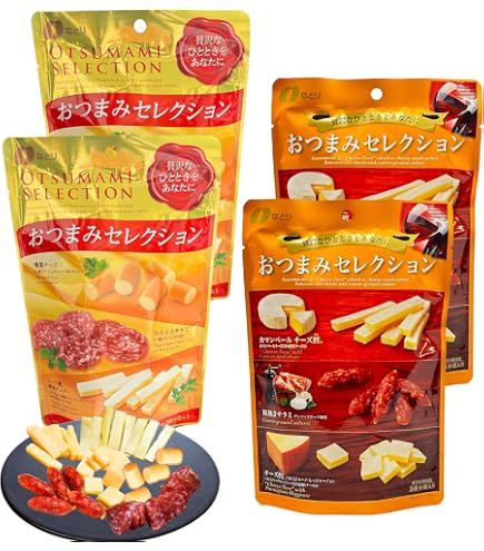 Amazon | なとり 贅沢おつまみアソート (3種 × 2袋 計6袋) 熟成 チーズ