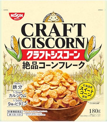 Amazon.co.jp: 日清シスコ シスコーンBIG プレーンタイプ 180g×6袋