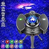 LBELL「2021新登場＆超静音設計」プラネタリウム スタープロジェクター 360°-三脚 Bluetooth/USBメモリに対応 14点灯モード 星空ライト [30min][60min][90min]タイマー機能付き 投影角度/輝度調整可 ロマン