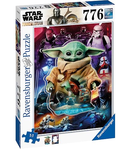 Thomas Kinkade Star Wars Mandalorian 550-Piece Jigsaw Puzzle - 'Turning Point' Scene, Made In USA