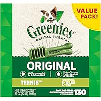 Greenies Original Flavour Dental Treat for Teenie Breed Dogs, 1 kg