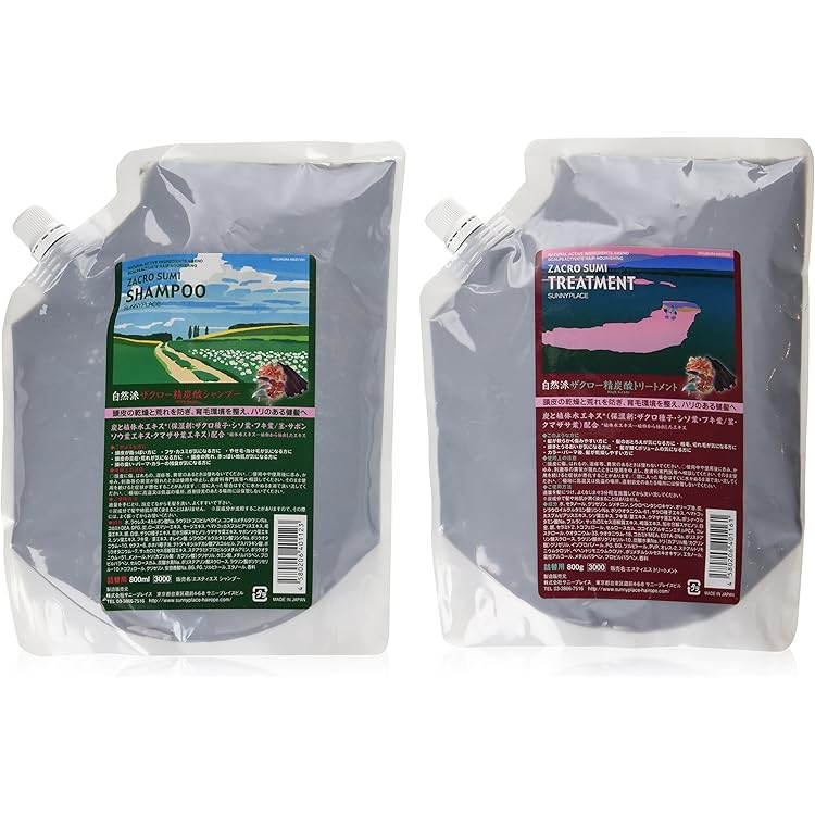 自然派 ザクロ精炭酸シャンプー800ml【詰替え】【2個】+トリートメント 800g【詰替え】【2個】セット Amazon | 自然派 ザクロ精炭酸シャンプー800ml【詰替え】【2個】+