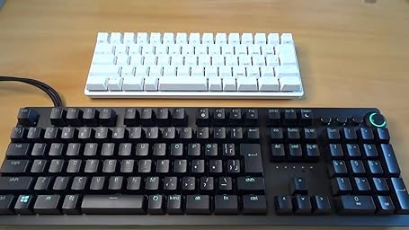 Amazon Co Jp カスタマーレビュー Razer Huntsman V2 Analog ゲーミングキーボード 英語 Us配列 アナログオプティカルスイッチ 調整可能なアクチュエーション ダブルショット Pbt キーキャップ リストレスト Chroma Rgb 日本正規代理店保証品 Rz03 R3m1