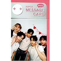 Amazon | TXT グッズ フォトメッセージカード 56枚 トレカ カード ミニ