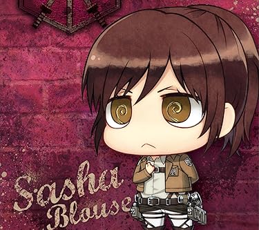 アプリゲームとコラボしたことのあるアニメや芸能人 - ちみキャラ サシャ 敬礼ver