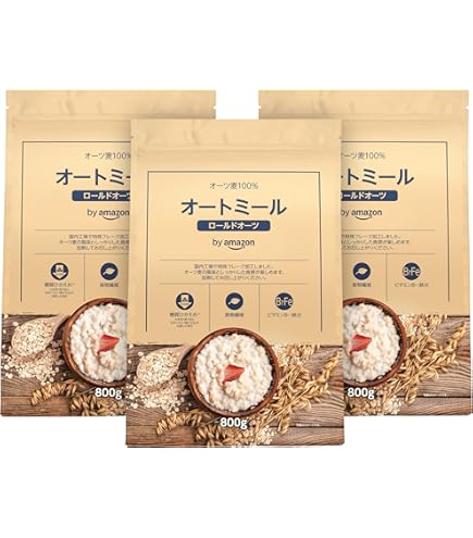 Amazon.co.jp: ロールドオーツ 2kg x 2袋 : 食品・飲料・お酒