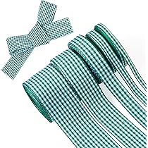 Amazon | 5巻入り 幅6mm/10mm/16mm/25mm/38mm グリーン チェック