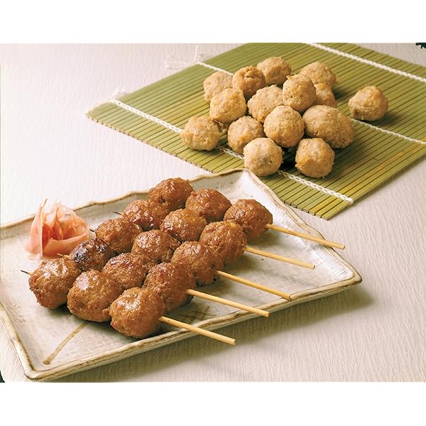 Amazon.co.jp: 業務用 つくね 串 3ヶ刺し 冷凍 50本入り : 食品・飲料