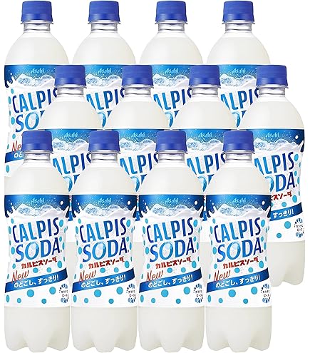 Amazon.co.jp: アサヒ飲料 カルピスソーダ 500mlペットボトル×24本入