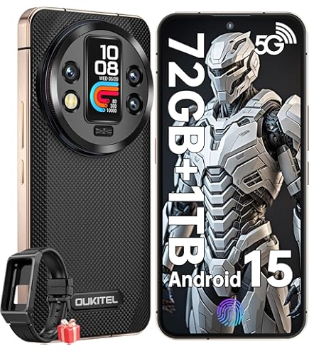 Amazon | 頑丈なスマートフォン OUKITEL WP26、10,000mAhの大