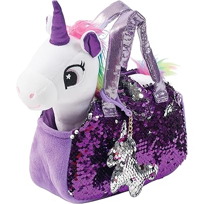 unicorn plush purse