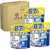 [ケース販売] [大容量] アリエール 洗濯洗剤 液体 詰め替え 約6.7倍x3袋 黄ばみ・ニオイを漂白剤なし一発洗浄