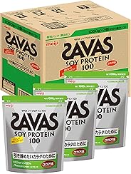 【Amazon.co.jp 限定】明治 ザバス(SAVAS) ソイプロテイン100 ココア味 【50食分×3】 3,150g (シェイカー景品付き)