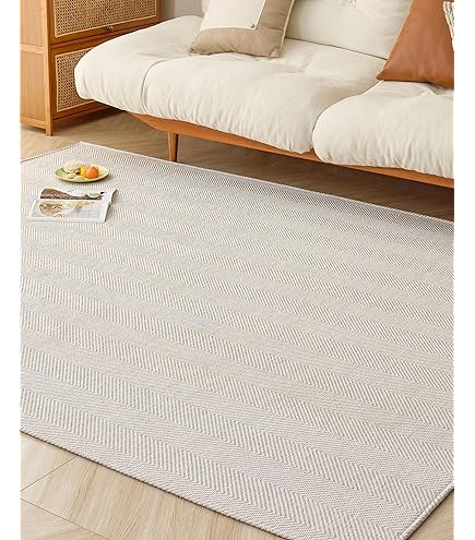 ikea クナールドルップ KNARDRUP 2300x1600mm KNARDRUP rug, low pile, light gray, 6'7