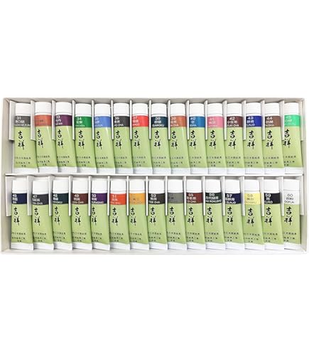 Amazon | ナカガワ胡粉 日本画用絵具 鳳凰 岩絵具 初心者キット 桜編