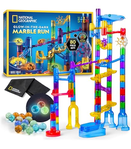 Amazon.co.jp: HUBELINO Marble Run - 45-Piece Mini Set - the