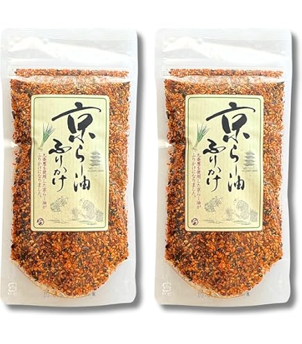 Amazon.co.jp: 舞妓はんひぃ～ひぃ～ 京らー油ふりかけ 1袋（80g） (3