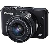【整備済み品】Canon ミラーレス一眼カメラ EOS M10 レンズキット(ブラック) EF-M15-45mm F3.5-6.3 IS STM 付属 EOSM10BK-1545ISSTMLK
