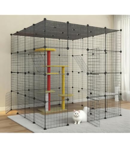 Amazon.co.jp: BMFF 猫ケージ キャット 超大型 猫 おしゃれ 3段 4段 5